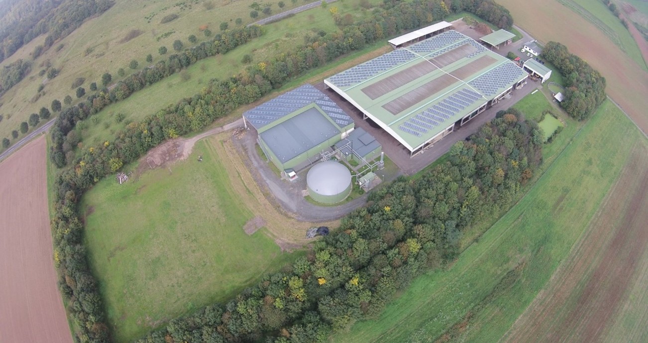 Biogas- und Kompostierungsanlage Cyriaxweimar Kompostierungsanlage