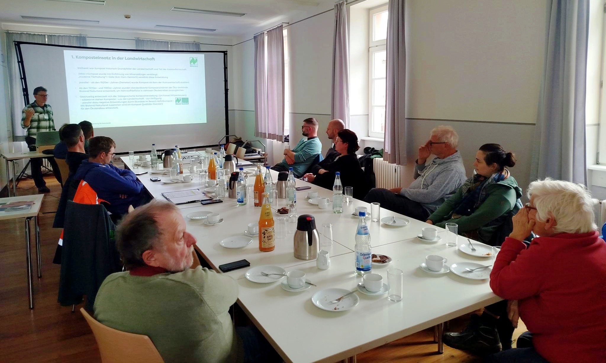 Vortrag von Martin Trischmann, Naturland-Berater
